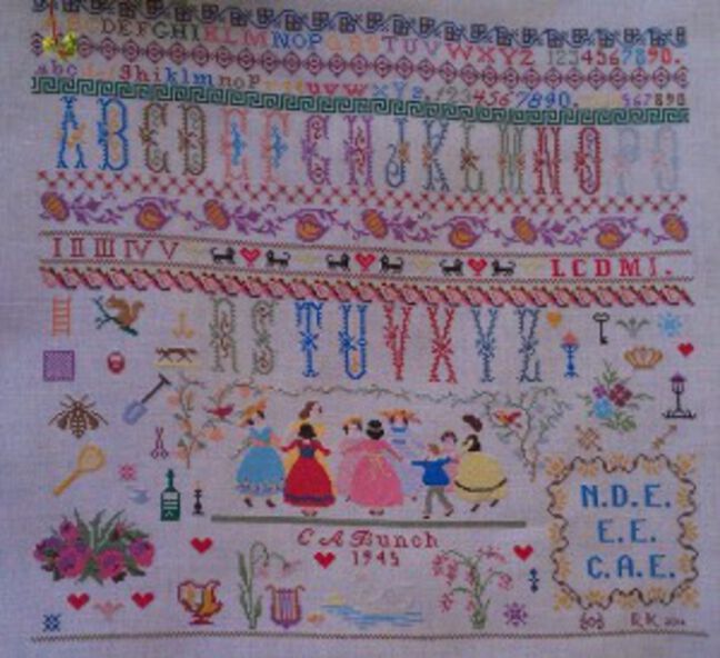 C. A. Bunch 1945: Reproduktion von Renée Kieffer