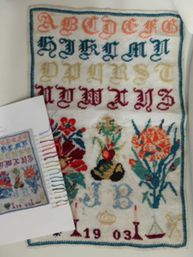 JB 1903: Farbwahl am Original II JB 1903: Farbwahl am Original II