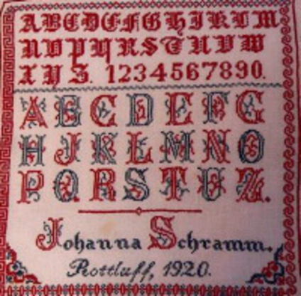 Johanna Schramm 1920: Original Johanna Schramm 1920: Original