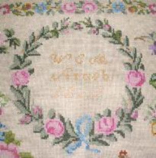 WCM 1820: Detail of Irmtraud Bareiss' Reproduction WCM 1820: Detail of Irmtraud Bareiss' Reproduction
