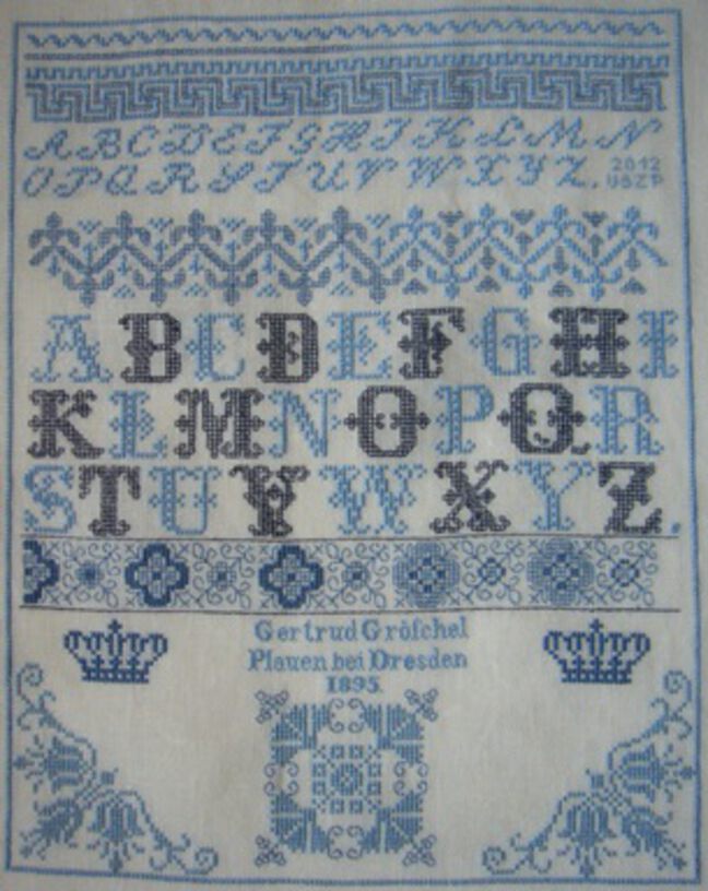 Gertrud Gröschel 1895: Reproduktion von Ursel Zscherper