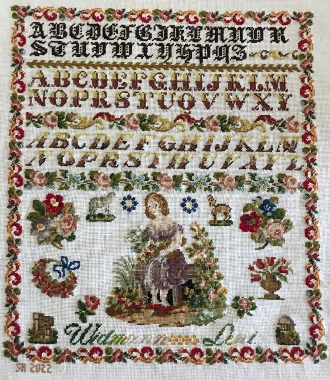 Leni Widmann ca. 1860: Reproduction by Sue Hertzog Leni Widmann ca. 1860: Reproduction by Sue Hertzog