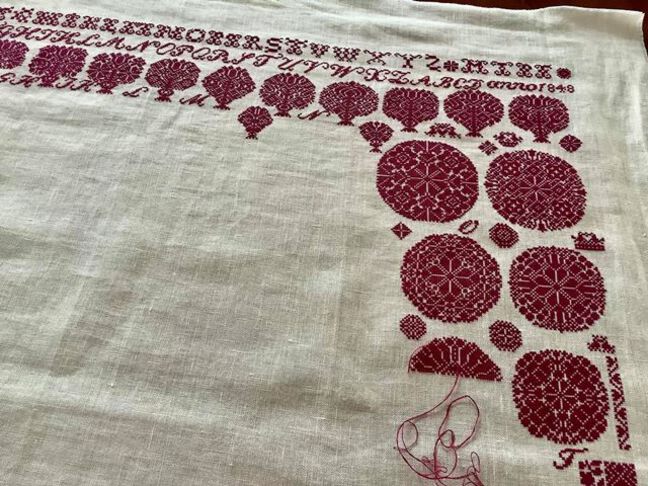 Detail of Metta 1848 WIP: Reproduction by Françoise Ricard Detail of Metta 1848 WIP: Reproduction by Françoise Ricard