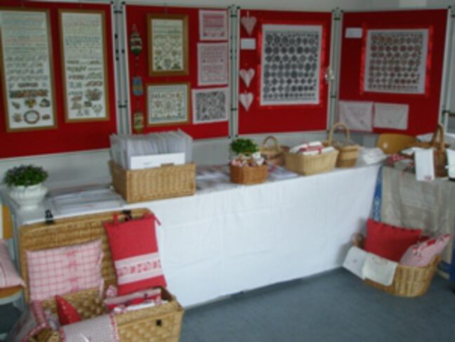 the stall is built up the stall is built up