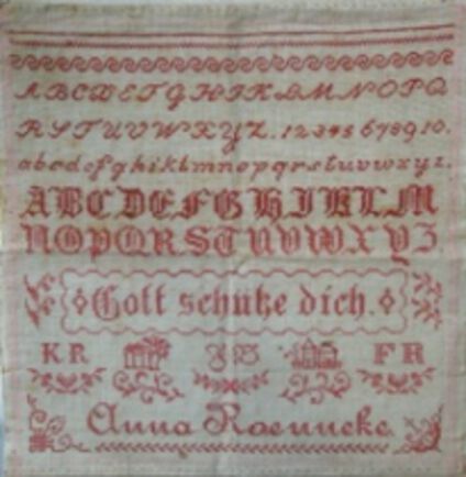 Anna Roenneke ca. 1900: Original Anna Roenneke ca. 1900: Original
