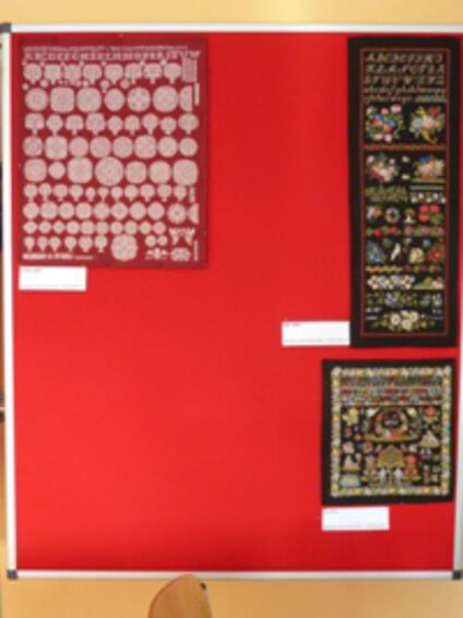 Bhooma's pieces hang Bhooma's pieces hang