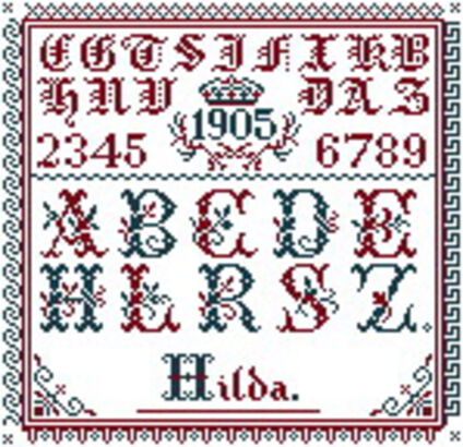 Hilda 1905: Replik von Sabine Taterra-Gundacker Hilda 1905: Replik von Sabine Taterra-Gundacker