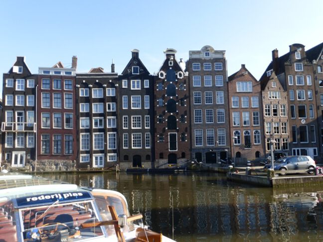 Gabled houses in Amsterdam I