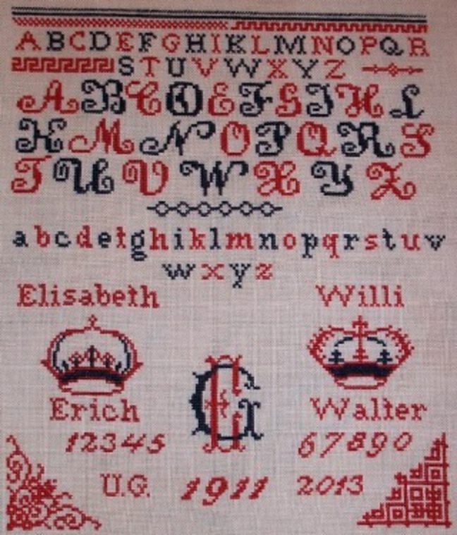 Elisabeth & Willi 1911: Reproduktion von Ulrike Grommisch