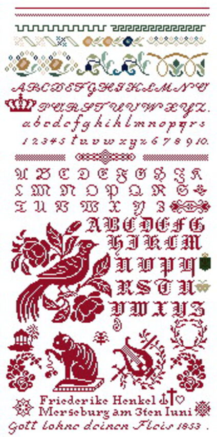 Replik von Friederike Henkel 1853 Replik von Friederike Henkel 1853