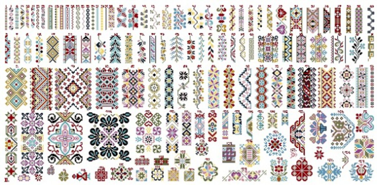 Museums-Mustertuch III: Replik von Sabine Taterra-Gundacker Museums-Mustertuch III: Replik von Sabine Taterra-Gundacker