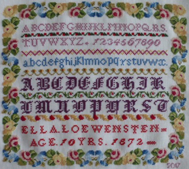 Ella Loewensten 1872: Reproduktion von Sabine Taterra-Gundacker Ella Loewensten 1872: Reproduktion von Sabine Taterra-Gundacker