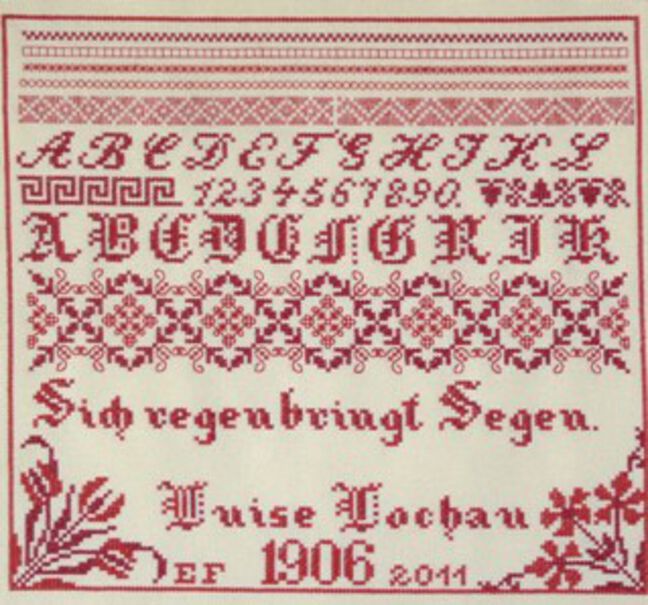 Luise Lochau 1906: Reproduktion von Elvira Farr Luise Lochau 1906: Reproduktion von Elvira Farr