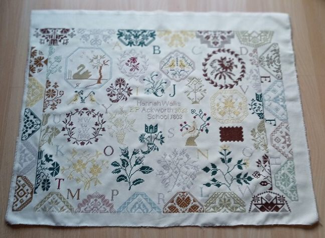 Hannah Wallis 1802: Reproduction by Elvira Farr Hannah Wallis 1802: Reproduction by Elvira Farr