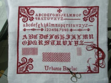 Urbanie Baylac ca. 1900: Reproduktion von Sabine Taterra-Gundacker, fast fertig Urbanie Baylac ca. 1900: Reproduktion von Sabine Taterra-Gundacker, fast fertig