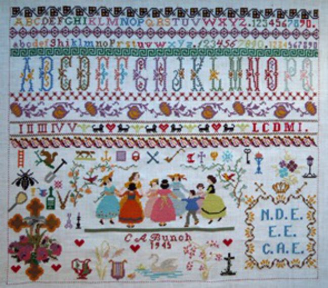 C. A. Bunch 1945: Reproduktion von Angelika Röhringer C. A. Bunch 1945: Reproduktion von Angelika Röhringer