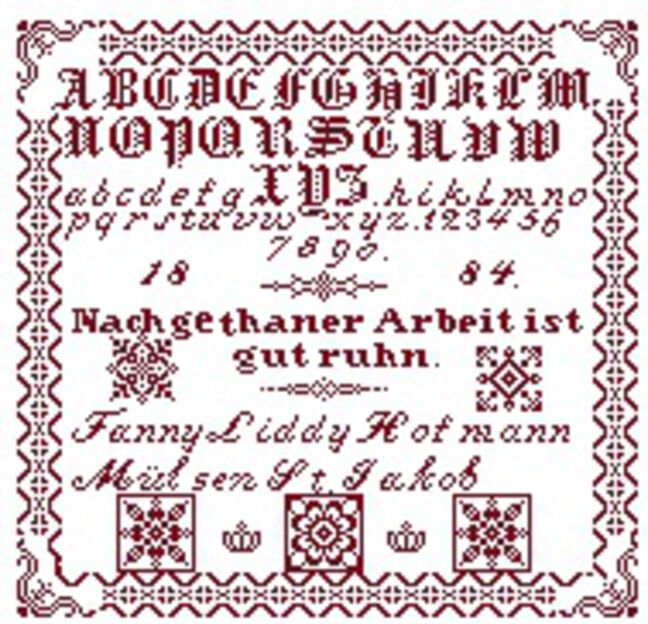 Fanny Liddy Hofmann 1884: Replik von Sabine Taterra-Gundacker Fanny Liddy Hofmann 1884: Replik von Sabine Taterra-Gundacker