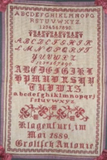 Original Antonie Groltsch 1889 Original Antonie Groltsch 1889