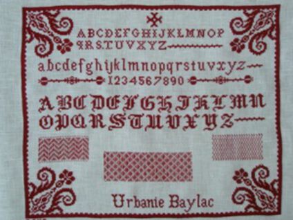 Urbanie Baylac ca. 1900: Reproduktion von Sabine Taterra-Gundacker Urbanie Baylac ca. 1900: Reproduktion von Sabine Taterra-Gundacker