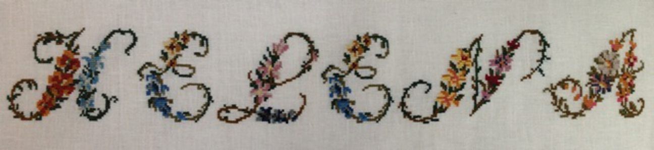 Anka Meyer hat Buchstaben des Alphabets praktisch angewandt.