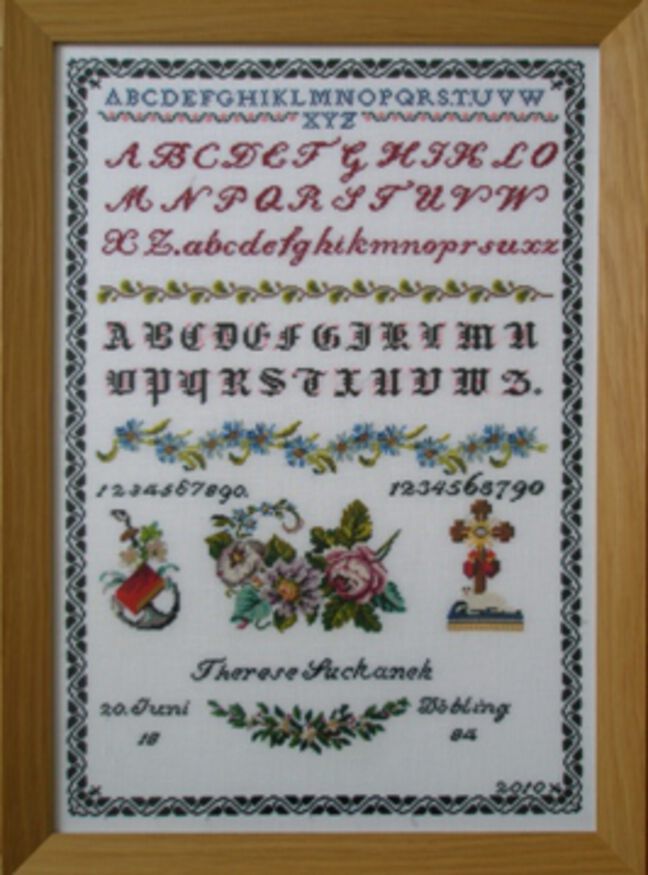 Meine Reproduktion von Therese Suchanek 1884 Meine Reproduktion von Therese Suchanek 1884