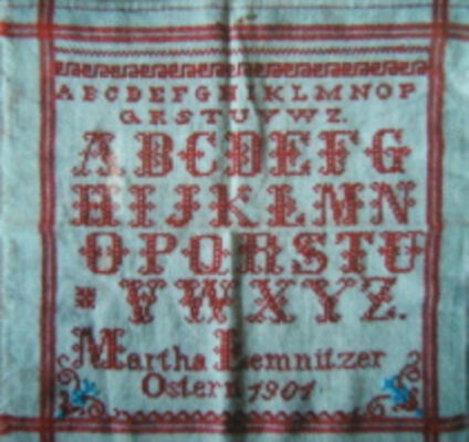 Martha Lemnitzer 1901: Original Martha Lemnitzer 1901: Original