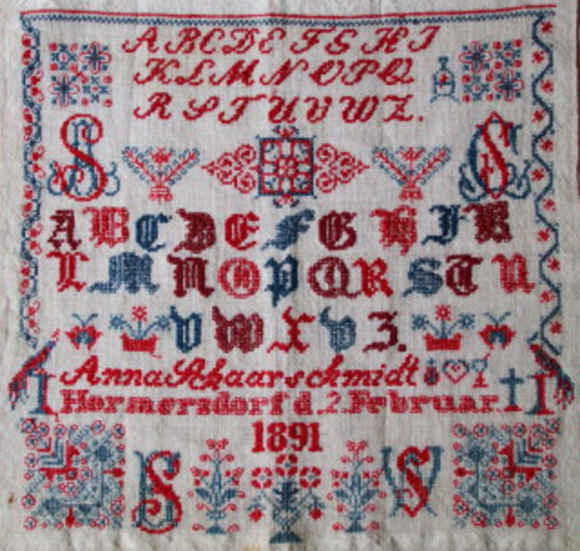 Anna Schaarschmidt 1891 Original Anna Schaarschmidt 1891 Original