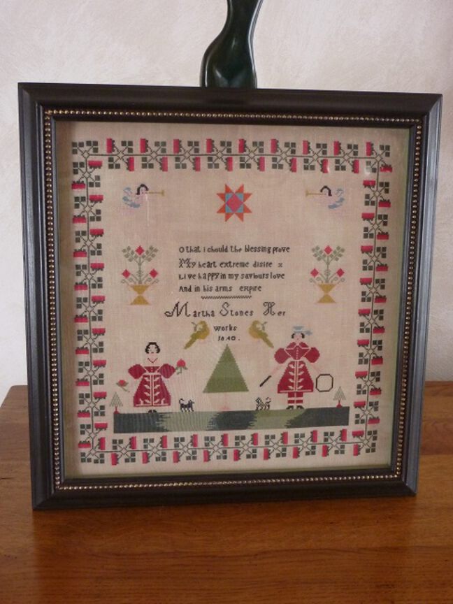 Martha Stones 1840: Framed Reproduction by Nadine Caron Martha Stones 1840: Framed Reproduction by Nadine Caron