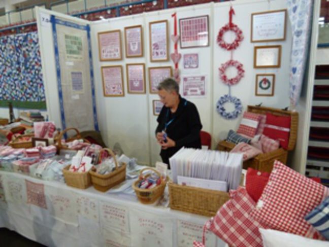 at the stall at the stall