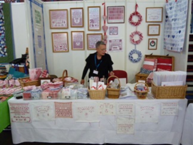 at the stall at the stall