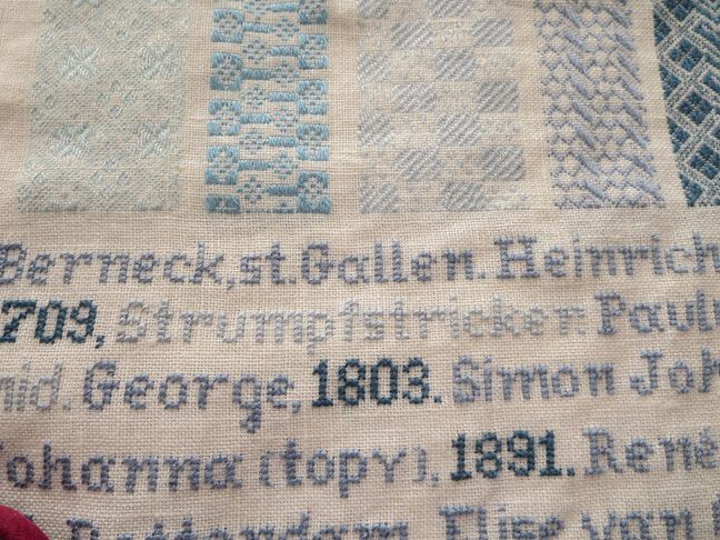 St. Gallen: Reproduction by Marcella van Oost (Detail) St. Gallen: Reproduction by Marcella van Oost (Detail)