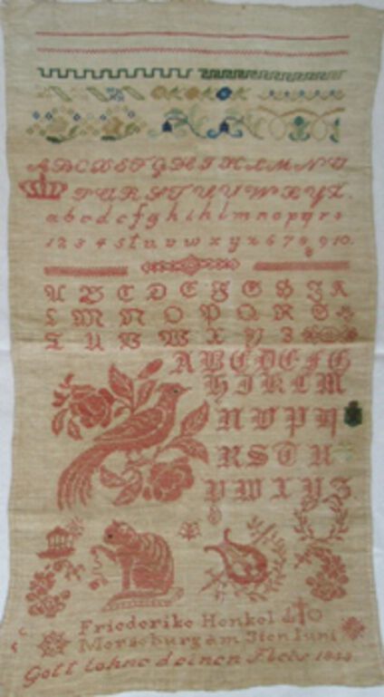 Original von Friederike Henkel 1853 Original von Friederike Henkel 1853