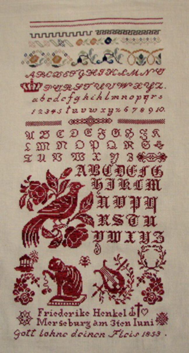 Friederike Henkel 1853: Reproduktion von Lois Suski Friederike Henkel 1853: Reproduktion von Lois Suski