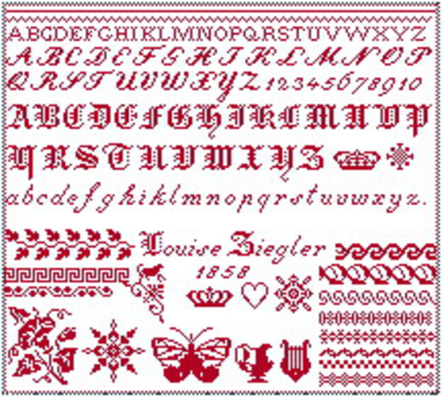 Replik von Louise Ziegler 1858 Replik von Louise Ziegler 1858