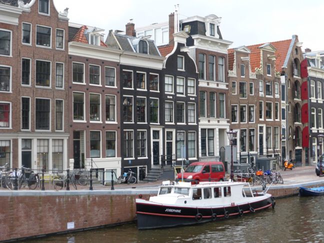 Gabled houses in Amsterdam II