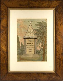 Satin Stitch, Mourning Satin Stitch, Mourning