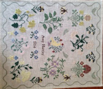 Amy Hartley 1804: Reproduktion von Deborah Rowland