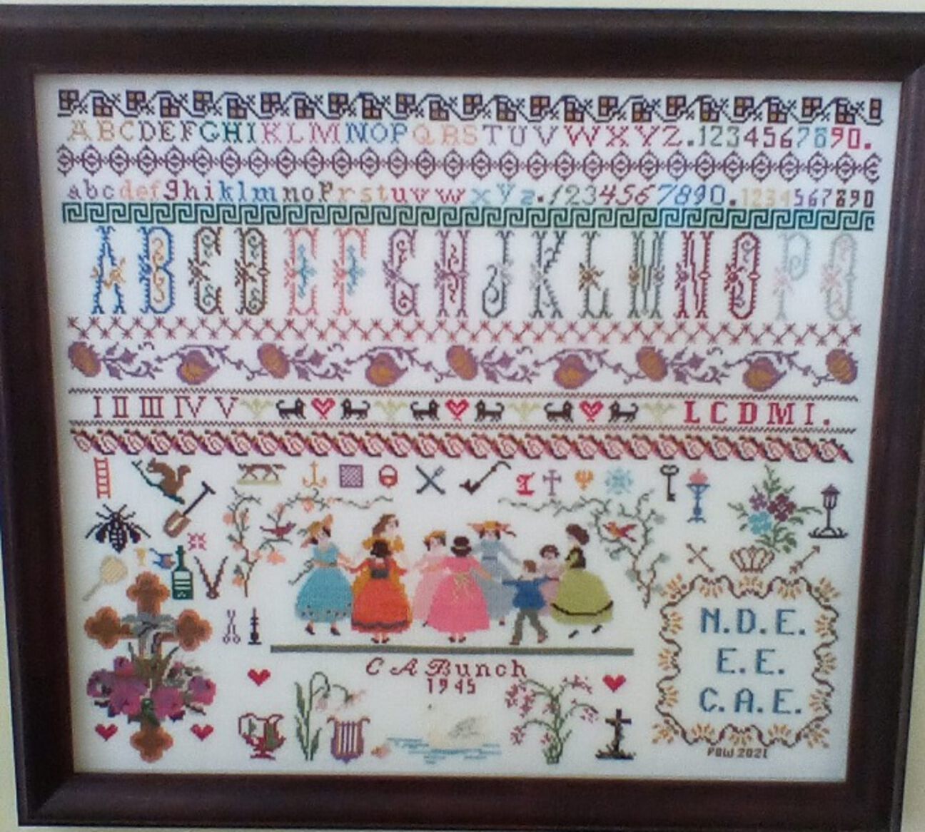 C. A. Bunch 1945: Reproduction by Pat Weronko C. A. Bunch 1945: Reproduction by Pat Weronko