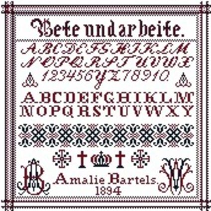 Amalie Bartels 1894: Replik Amalie Bartels 1894: Replik