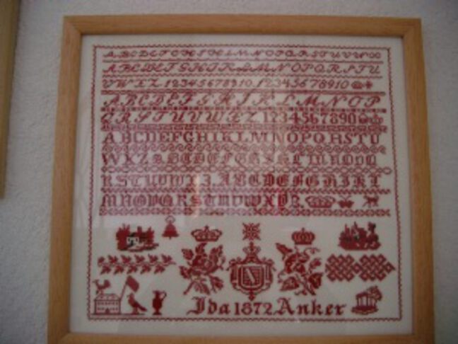 Ida Anker 1872: Reproduktion von Christel Ross