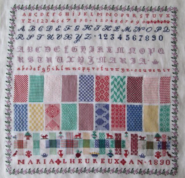 Maria Lheureux 1890: Reproduktion von Brigitte Brandenburg Maria Lheureux 1890: Reproduktion von Brigitte Brandenburg