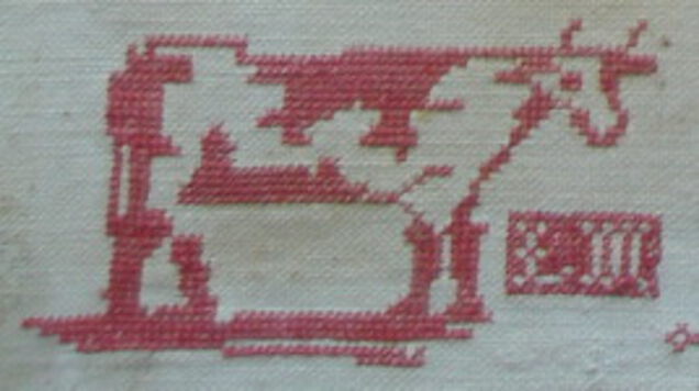 Annie 1888: Detail des Originals Annie 1888: Detail des Originals