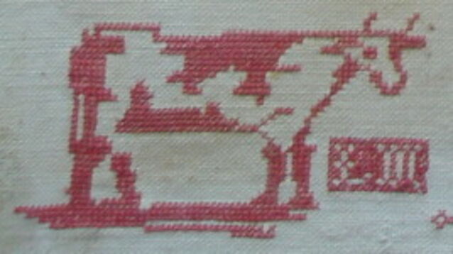 Annie 1888: Detail des Originals Annie 1888: Detail des Originals