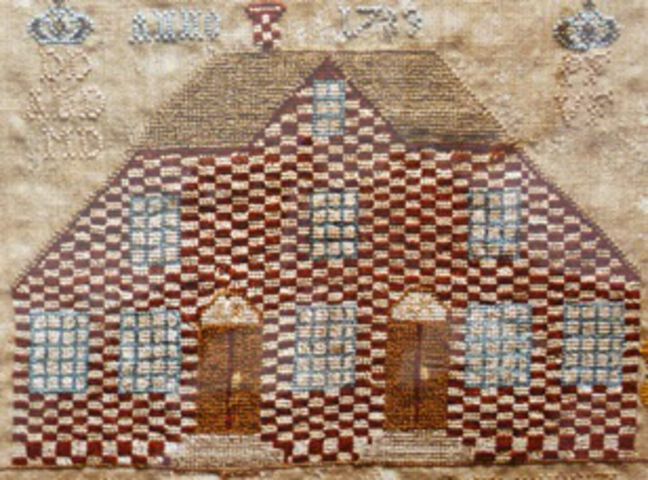 Eiderstedter Haubarg 1783: Detail des Originals Eiderstedter Haubarg 1783: Detail des Originals