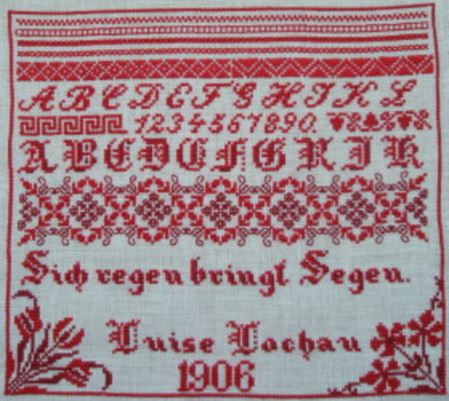 Luise Lochau 1906: Reproduktion von Sabine Taterra-Gundacker Luise Lochau 1906: Reproduktion von Sabine Taterra-Gundacker