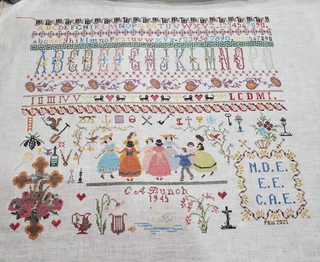 C. A. Bunch 1945: Reproduction von Pat Weronko C. A. Bunch 1945: Reproduction von Pat Weronko