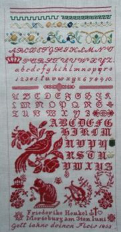 Meine Reproduktion von Friederike Henkel 1853 Meine Reproduktion von Friederike Henkel 1853