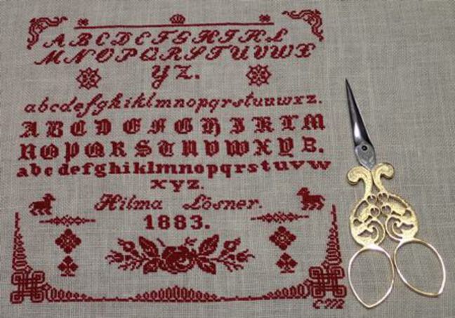 Hilma Lösner 1883: Reproduction by Chantal Mignolet Hilma Lösner 1883: Reproduction by Chantal Mignolet