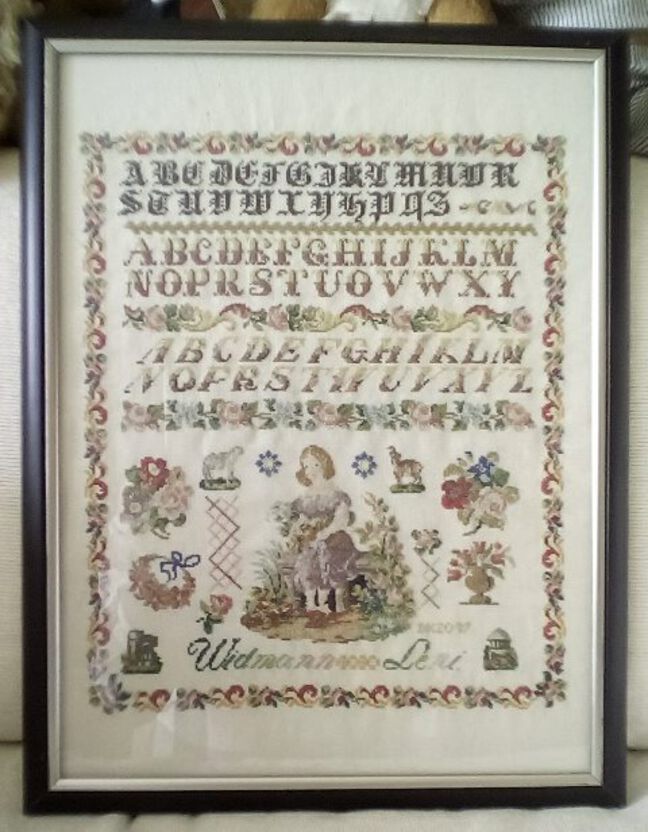 Leni Widmann ca. 1860: Reproduction by Daniela Krause Leni Widmann ca. 1860: Reproduction by Daniela Krause