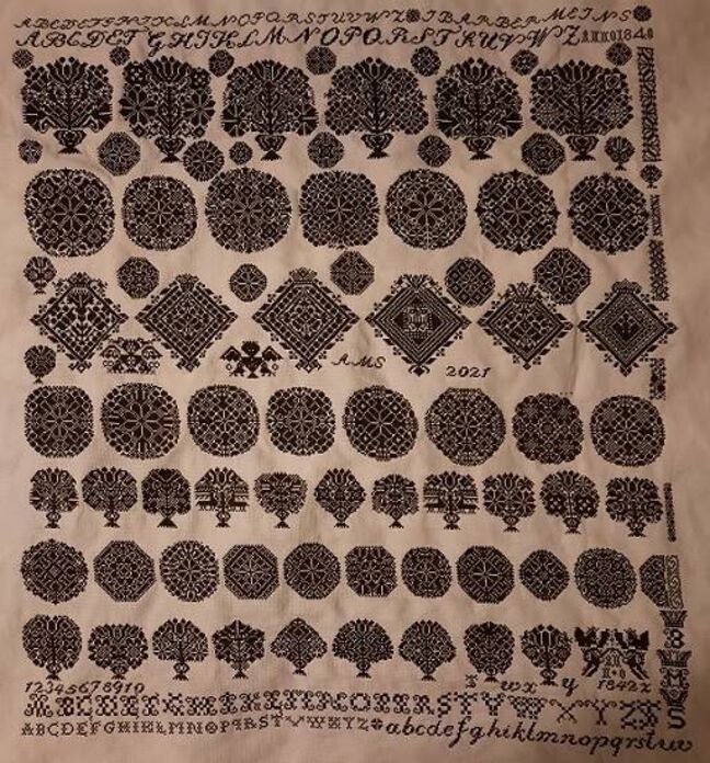 Barber Meins 1840/42: Reproduction by Anne-Marit Strandborg Barber Meins 1840/42: Reproduction by Anne-Marit Strandborg